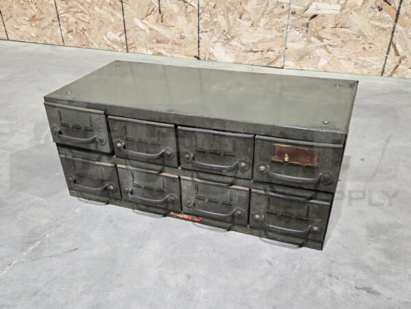 EQUIPTO 8 DRAWER CABINET, 23" X 13" X 10"