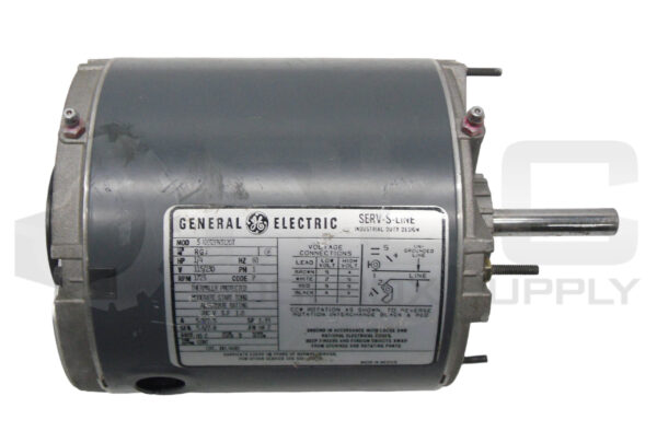 GENERAL ELECTRIC 5KH32FN3120T MOTOR 1/4HP 1PH 1725RPM FR: 48Z - Image 3