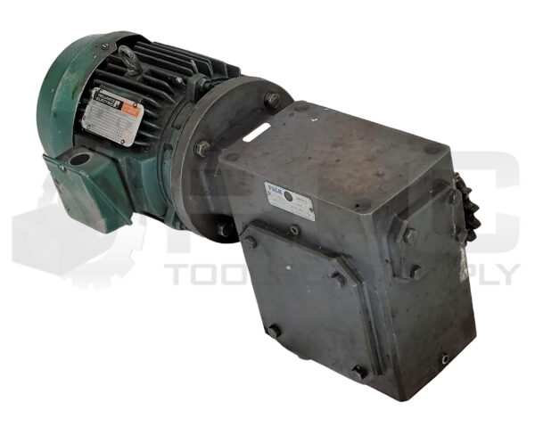 RELIANCE ELECTRIC P18F-1015-JE MOTOR AC W/ FALK 1425WBM2A GEARBOX