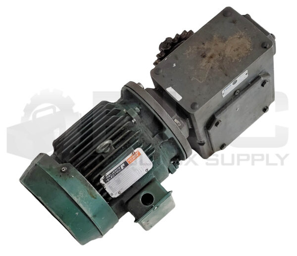 RELIANCE ELECTRIC P18F-1015-JE MOTOR AC W/ FALK 1425WBM2A GEARBOX - Image 2