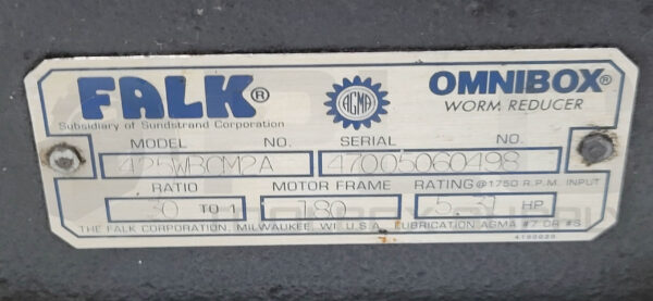 RELIANCE ELECTRIC P18G1015S DUTY MASTER MOTOR W/ FALK 425WBCM2A GEARBOX - Image 6