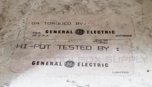 NEW GENERAL ELECTRIC CR193B110L005050U VACUUM CONTACTOR 400A 7.2KV 60HZ - Image 10