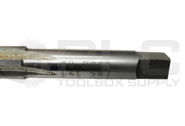 L & I 587 TAPER PIN REAMER #8 HSSB - Image 6