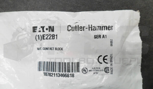 LOT OF 5 SEALED NEW EATON CUTLER HAMMER E22B1 CONTACT BLOCK - Image 4