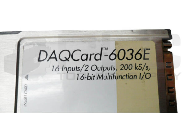 NATIONAL INSTRUMENTS DAQCARD-6036E MULTIFUNCTION I/O DEVICE 16 INPUTS 2 OUTPUTS - Image 4