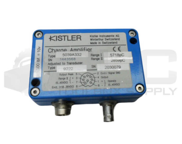 KISTLER 5039A332 CHARGE AMPLIFIER 18-36VDC