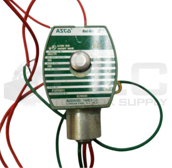 ASCO RED HAT 8210G95 SOLENOID VALVE 150PSI 10.1W 3/4" W/ 238610-032D COIL - Image 2
