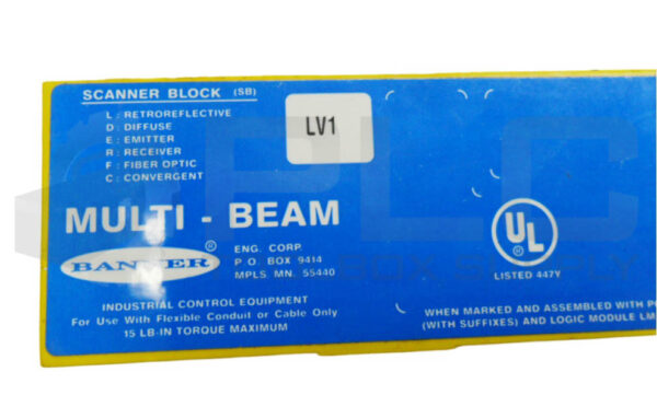 BANNER LV1 MULTI BEAM SCANNER BLOCK - Image 5