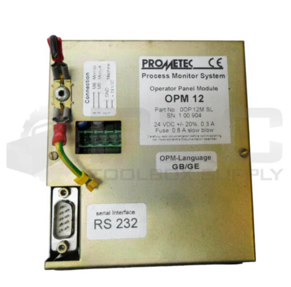 PROMETEC 0OP.12M SL OPERATOR PANEL MODULE 24VDC 0.3A OPM12 - Image 3