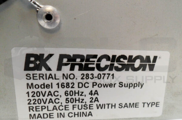 BK PRECISION 1682 DC POWER SUPPLY 120-220VAC 50/60HZ 4/2A - Image 6