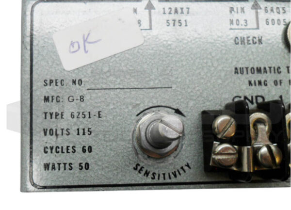 ATCOTRAN 6251-E AMPLIFIER 115V 60HZ 50W G-8 - Image 5