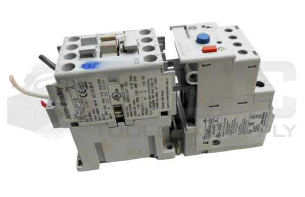 ALLEN BRADLEY 193-ED1CB /C OVERLOAD RELAY 600V W/ 100-C12*10 /A CONTACTOR - Image 4