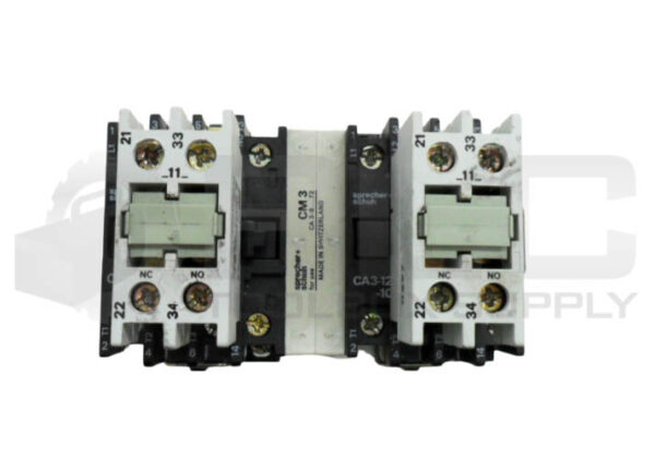 ABB CA3-12-10 REVERSING CONTACTOR W/ (2) CA3-P CONTACT BLOCK W/ CA3-9...72 - Image 2