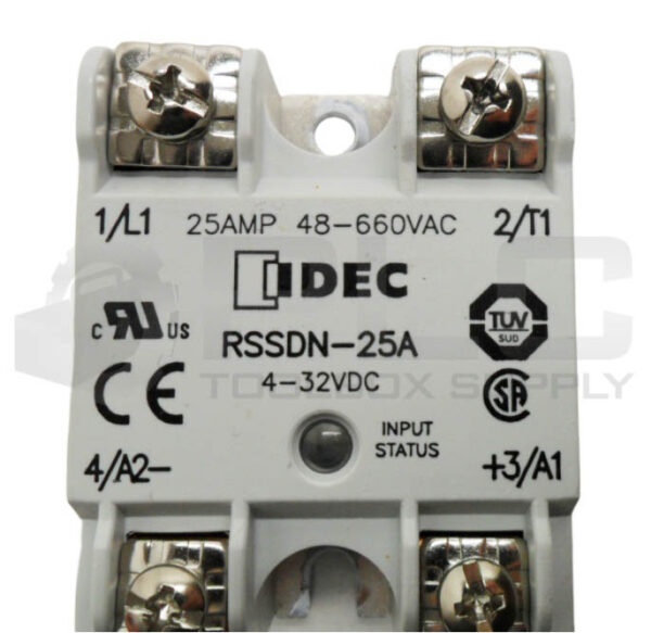 LOT OF 4 IDEC RSSDN-25A SOLID STATE RELAY 4-32VDC 48-660VAC 25A - Image 4