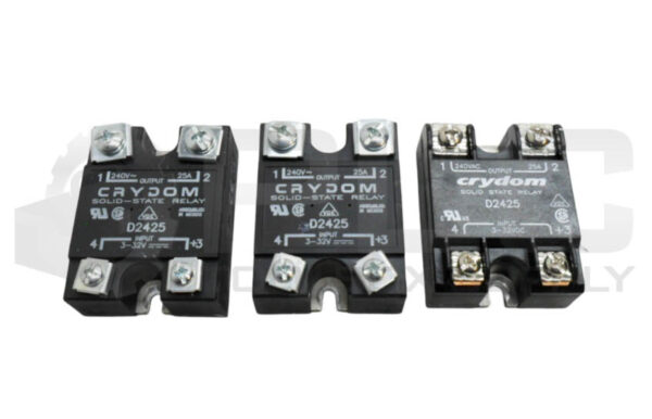 LOT OF 3 CRYDOM D2425 SOLID STATE RELAY 240V 25A