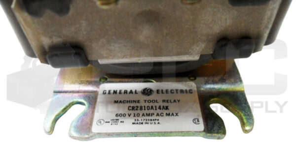 NEW GENERAL ELECTRIC CR2810A14AK MACHINE TOOL RELAY 600V 10A W/ 22D135G2 COIL - Image 6