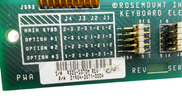 ROSEMOUNT 01984-2871-0004 KEYBOARD CIRCUIT BOARD - Image 6