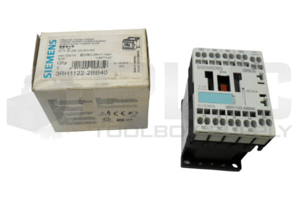 NEW SIEMENS 3RH1122-2BB40 AUXILIARY CONTACTOR 6A 230V *READ*