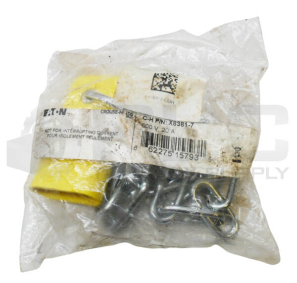SEALED NEW CUTLER HAMMER X8381-7 PLUG 600V 20A *READ*