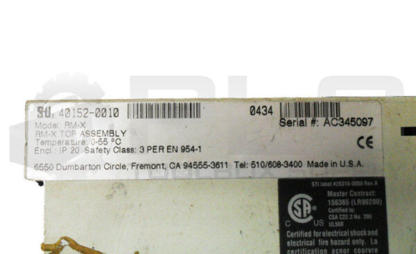 STI 40152-0010 SAFETY RELAY RM-X - Image 5