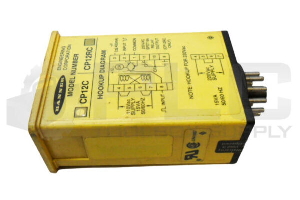 BANNER CP12C POWER SUPPLY MODULE 220VAC 50/60HZ - Image 3