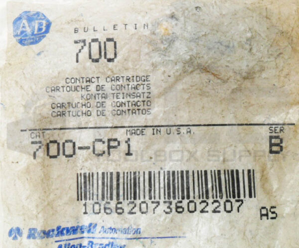 LOT OF 4 SEALED NEW ALLEN BRADLEY 700-CP1 /B CONTACT CARTRIDGE *READ* - Image 4