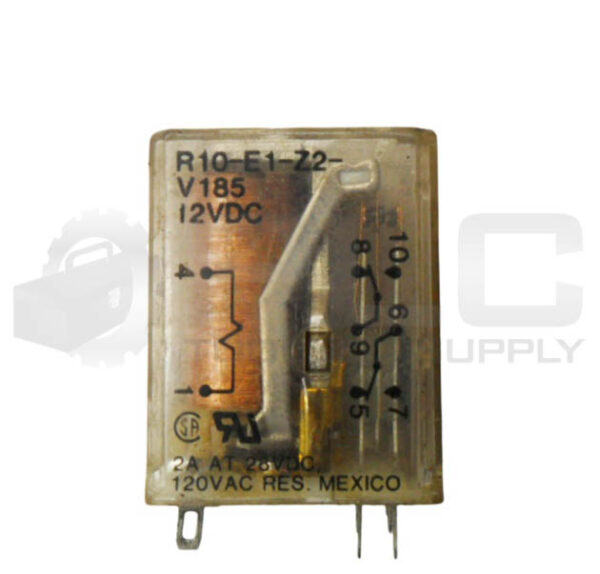 TYCO ELECTRONICS R10-E1-Z2-V185 RELAY 12VDC 2A 120VAC - Image 4