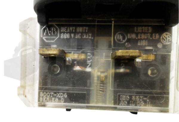 ALLEN BRADLEY 800T-FX D4 /T PUSH BUTTON W/ 800T-XD4/D CONTACT BLOCK *READ* - Image 4