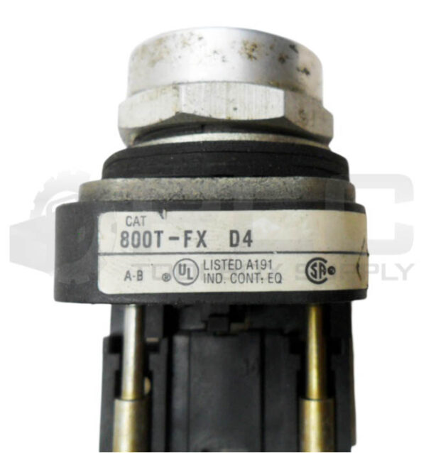 ALLEN BRADLEY 800T-FX D4 /T PUSH BUTTON W/ 800T-XD4/D CONTACT BLOCK *READ* - Image 5