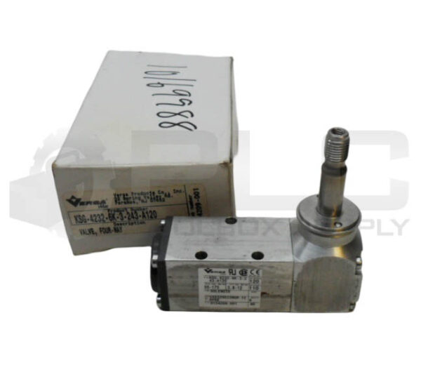 NEW VERSA KSG-4232-6K-3-243-A120 SOLENOID VALVE 4 WAY 120V 60HZ *READ*