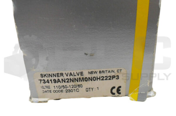 NEW PARKER 73419AN2NNM0N0H222P3 SOLENOID VALVE 110-120V 50/60HZ 1/4" *READ* - Image 7