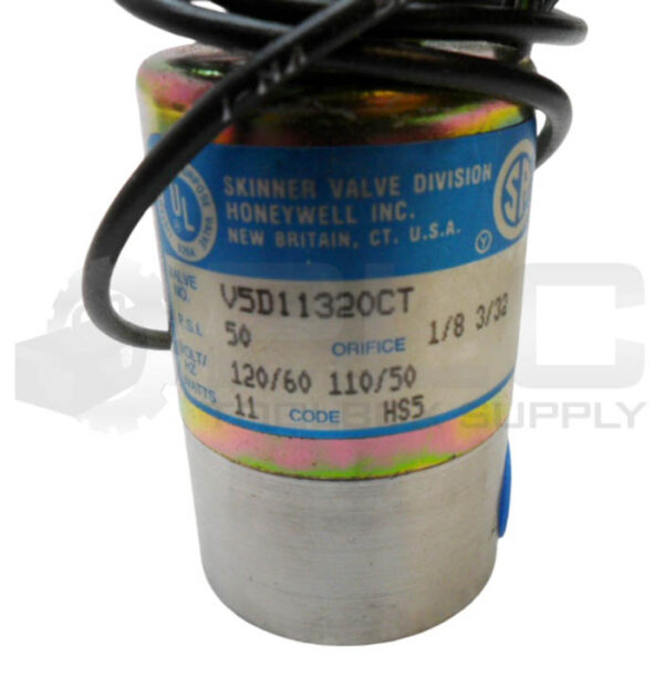 NEW SKINNER V5011320 SOLENOID VALVE 110-120V 50/60HZ 1/8" V5D11320CT *READ* - Image 5