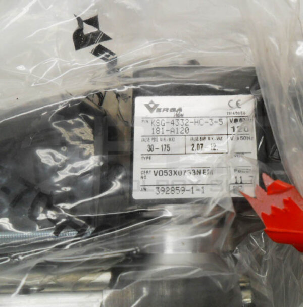 NEW VERSA KSG-4332-HC-3-5181-A120 SOLENOID VALVE 4 WAY 120V 60HZ 30-175PSIG - Image 4