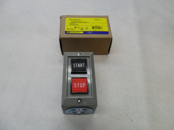 NEW SQUARE D 9001BG201 /A PUSH BUTTON STATION START-STOP