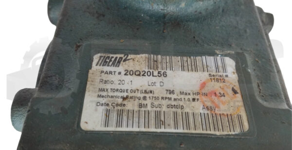 DODGE TIGEAR-2 20Q20L56 GEAR REDUCER RATIO: 20:1 - Image 4
