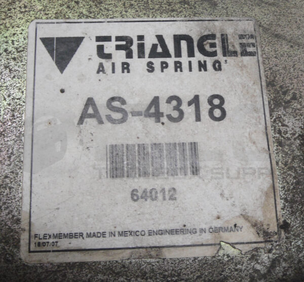 TRIANGLE AS-4318 CONTITECH AIR SPRING; FD 330-22 - Image 5