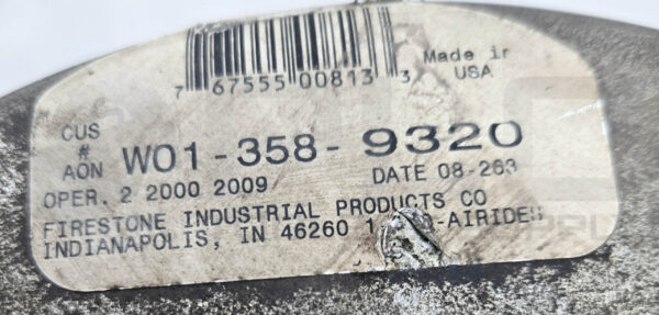 FIRESTONE W01-358-9320 AIR SPRING BAG - Image 5