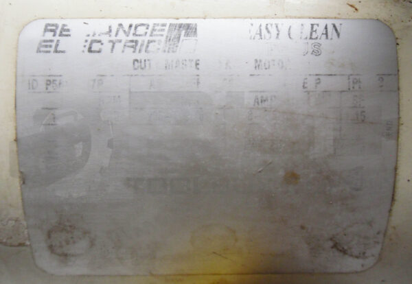 DODGE TIGEAR MR94753 GEAR REDUCER 1HP 1750RPM RATIO: 56/175-20 W/ RELIANCE MOTOR - Image 5