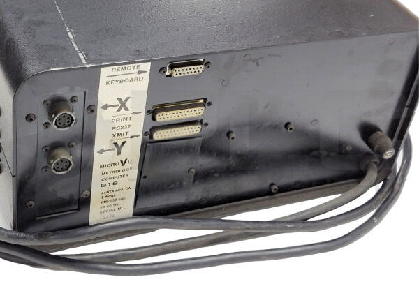 MICRO-VU Q16 METROLOGY COMPUTER 1A 115/230V 50/60HZ - Image 7