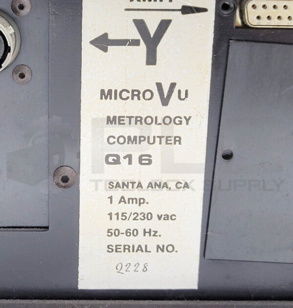 MICRO-VU Q16 METROLOGY COMPUTER 1A 115/230V 50/60HZ - Image 9
