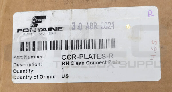 NEW FONTAINE CCR-PLATES-R FIFTH WHEEL PLATE KIT - Image 5