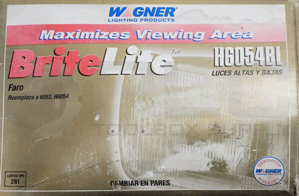 NEW WAGNER H6054BL BRITELITE REPLACEMENT HEADLIGHT 12V - Image 6