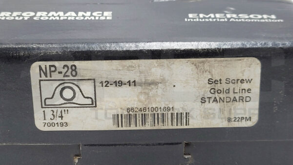 NEW SEALED SEALMASTER NP-28 BALL BEARING UNIT GOLD LINE STANDARD - Image 4