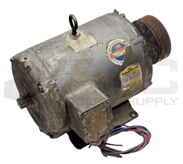 BALDOR M3707 INDUSTRIAL MOTOR 3PH 215 FRAME 5HP 208-230/460V 16-14/7A 1725RPM