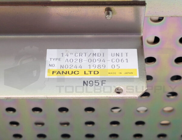 FANUC D14CM-04A CRT DISPLAY MODULE SERIES 15-M A61L-0001-0094 4MDB061G - Image 9