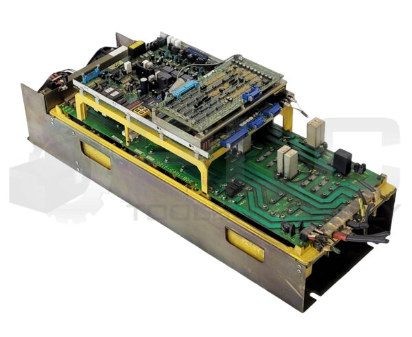 FANUC A06B-6059-H215#H517 AC SPINDLE DRIVE W/ A06B-6059-K032 COOLING CHASSIS