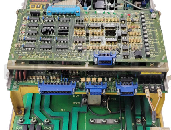 FANUC A06B-6059-H215#H517 AC SPINDLE DRIVE W/ A06B-6059-K032 COOLING CHASSIS - Image 8