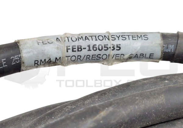 FEC AUTOMATION SYSTEMS FEB-1605-35 MOTOR/RESOLVER CABLE W/ PT06A14-12S - Image 5