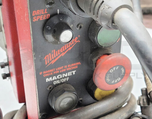 MILWAUKEE 4203 ELECTROMAGNETIC DRILL PRESS 120V 60HZ 12.5A W/ 4297-1 MOTOR 11.5A - Image 4