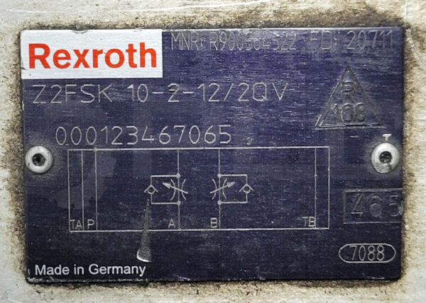 REXROTH Z2FSK 10-2-12/2QV HYDRAULIC VALVE - Image 3